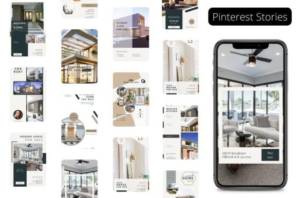 Bundle - Pinterest Stories for Realtors: A Graphic Freebie Review