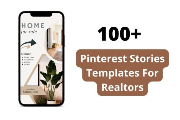 Editable Real Estate Pinterest Stories: Premium Graphics for Crafters