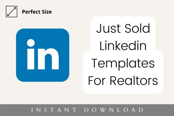 Just Sold Linkedin Post Templates: Premium Graphics for Real Estate