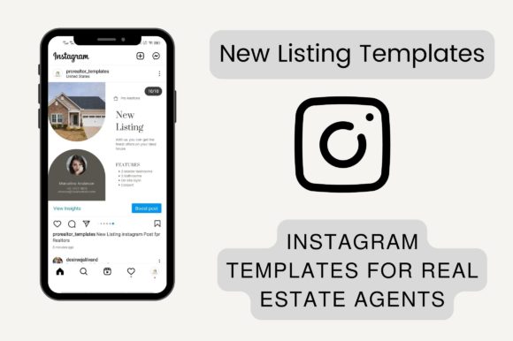 New Listing Instagram Templates: Premium Graphics for Real Estate