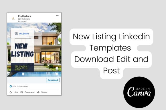 New Listing Linkedin Realtor Posts: Essential Graphics for Modern Design