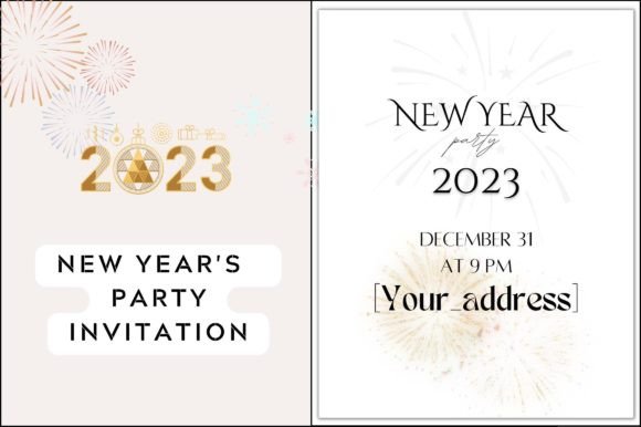 New Year Eve Party Card Free