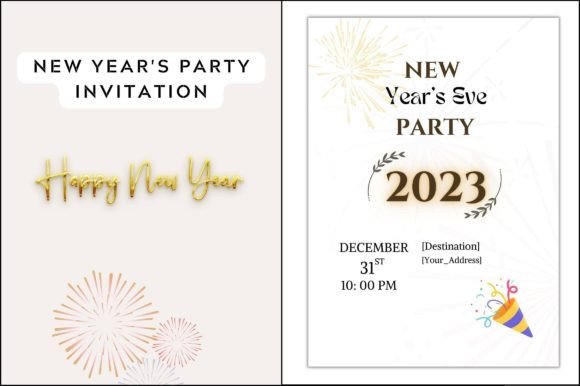 New Year Party Invite for Adults: A Review of Premium Graphics
