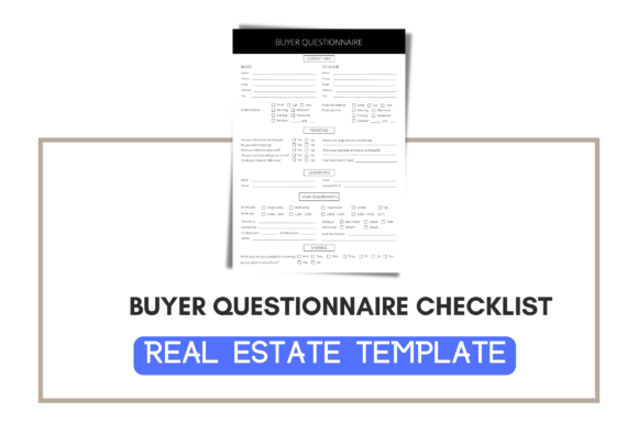 Premium Buyer Questionnaire Checklist: Essential Graphics for Graphic Templates