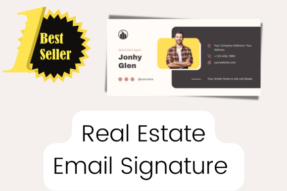 Premium Realtor Email Signature Graphics for Professional Branding