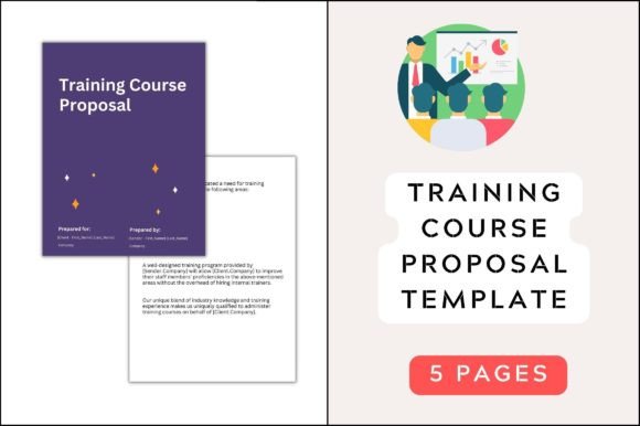 Premium Training Course Proposal PDF Doc - Graphic Templates for Crafting