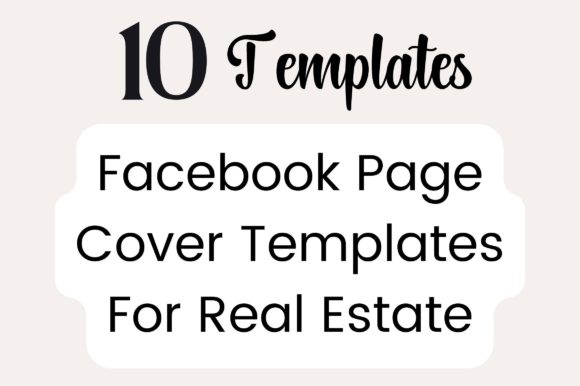 Real Estate Facebook Cover Template: Premium Graphics for Agents