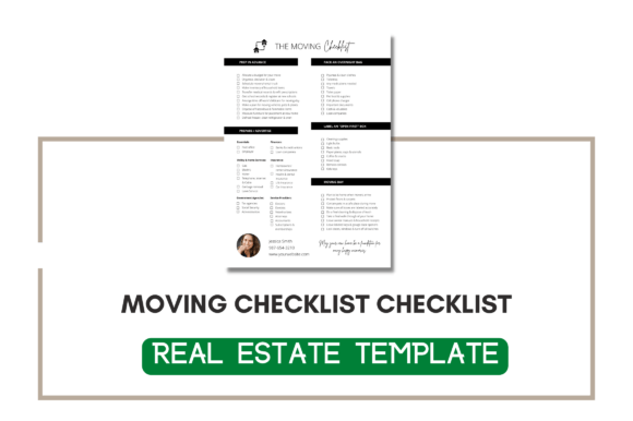 Real Estate Moving Checklist Template
