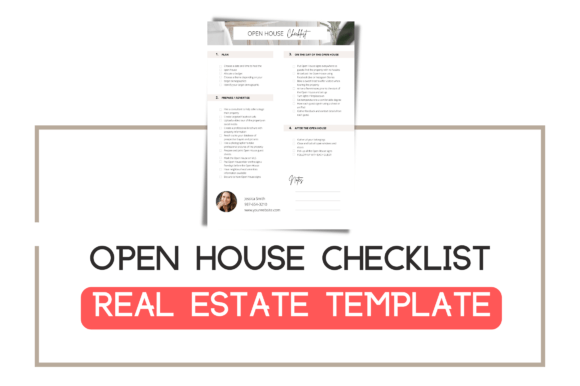 Real Estate Open House Checklist Graphics for Sellers