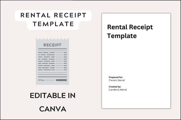 Rental Receipt Template in Graphic Templates