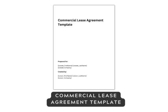 Simple Commercial Lease Agreement Graphic Template Review