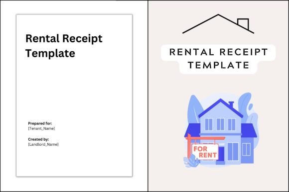 Simple Rent Receipt: A Versatile Graphic Template for Branding