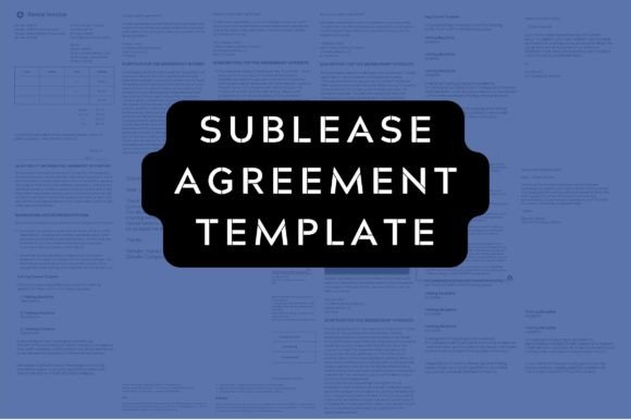 Simple Sublease Agreement Template Review